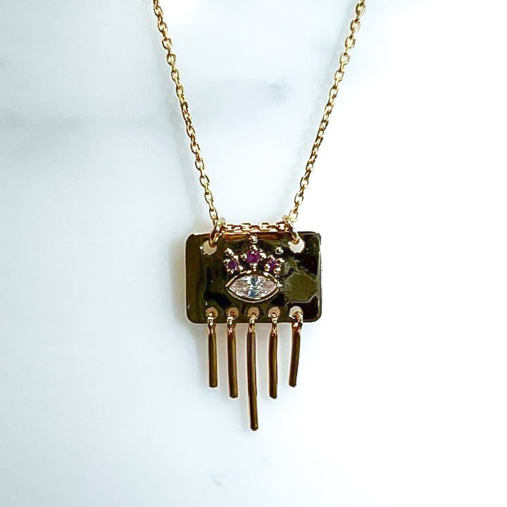 Collier Talisman - Pierres fines – Orphée Bijoux