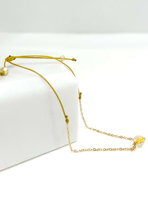Citrine Bijoux - Citrine - Bijoux Créateur - Bijoux Femme - Bijoux Fantaisie - Bracelet Citrine - Gold Filled - Bracelet Pierre Jaune
