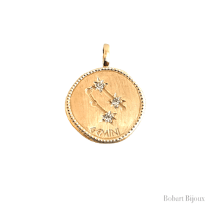 Médaille pendentif Gémeaux - Constellation