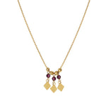 Collier Lucky - Grenat