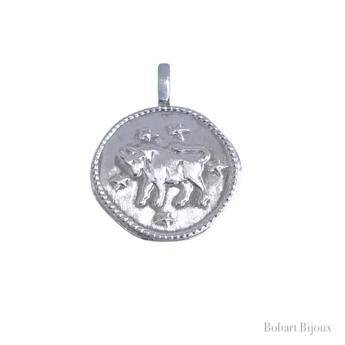 Médaille astro taureau argent 925