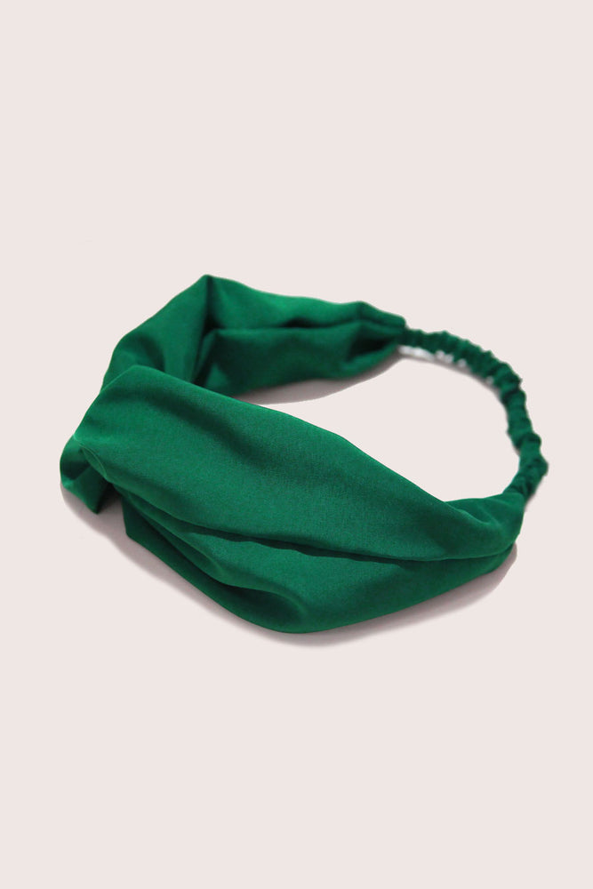 Headband vert - Laure Derrey - créatrice accessoire pour cheveux - Made in Paris