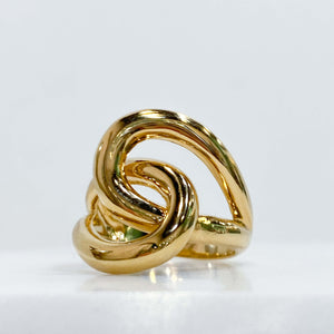 
            
                Charger l&amp;#39;image dans la galerie, Bague entremêlée, anneau noeud, bague anneau en plaqué or , Bijoux plaqué or 18k
            
        
