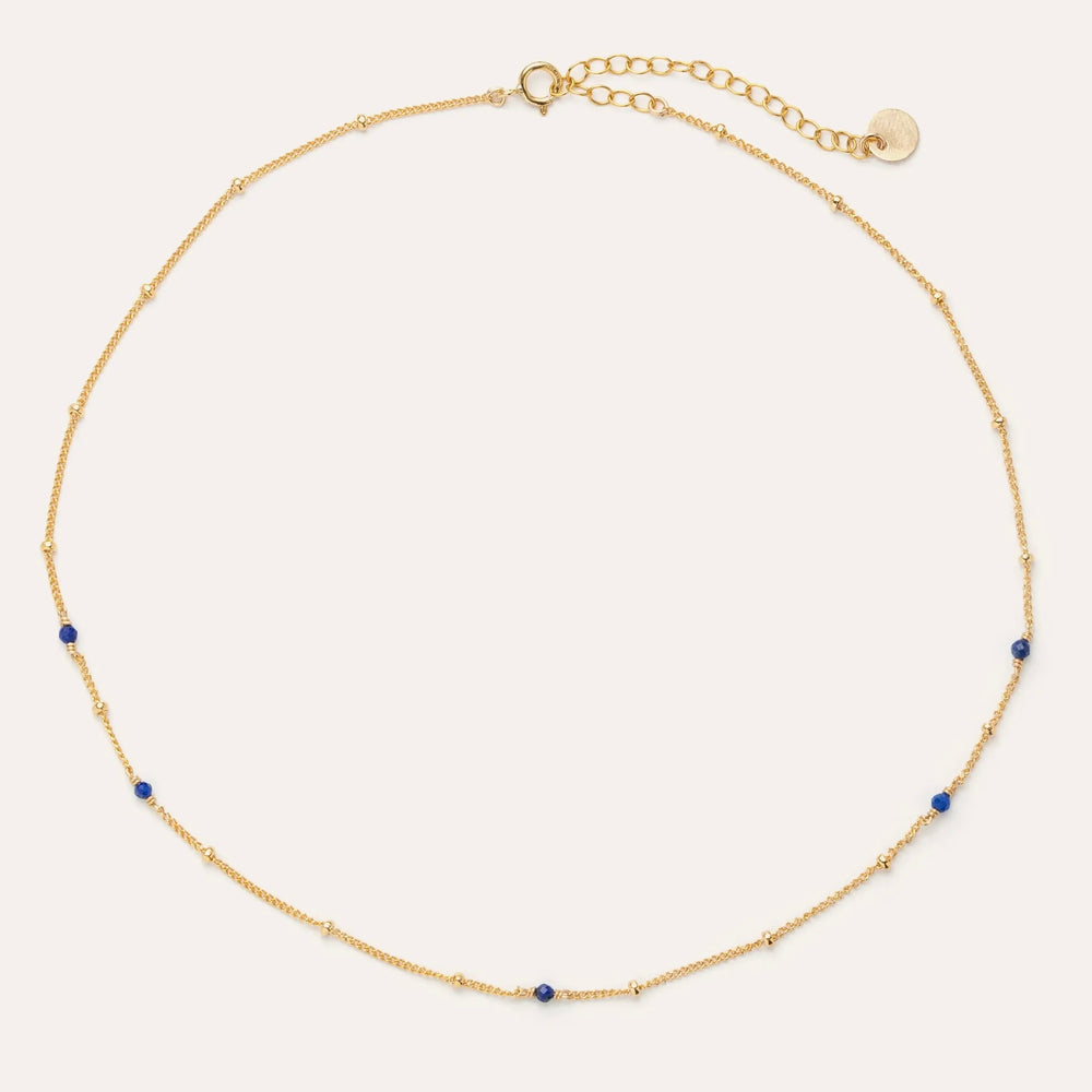 Collier Satellite - Lapis