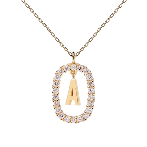 
            
                Charger l&amp;#39;image dans la galerie, Collier Lettre A - Or et Diamant - PD PAOLA Fine jewelry
            
        
