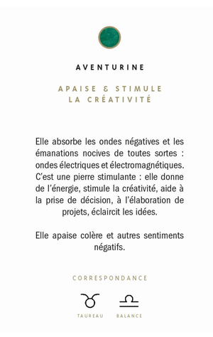 Aventurine Pierre - Bijoux Aventurine - Aventurine Vertus - Bienfaits Pierre - Vertus Pierre Naturelle - Pierre Naturelle - Give Me Happiness - Bijoux Femme - Bijoux Pierre Naturelle - Bijoux Gold Filled - Bobart Bijoux