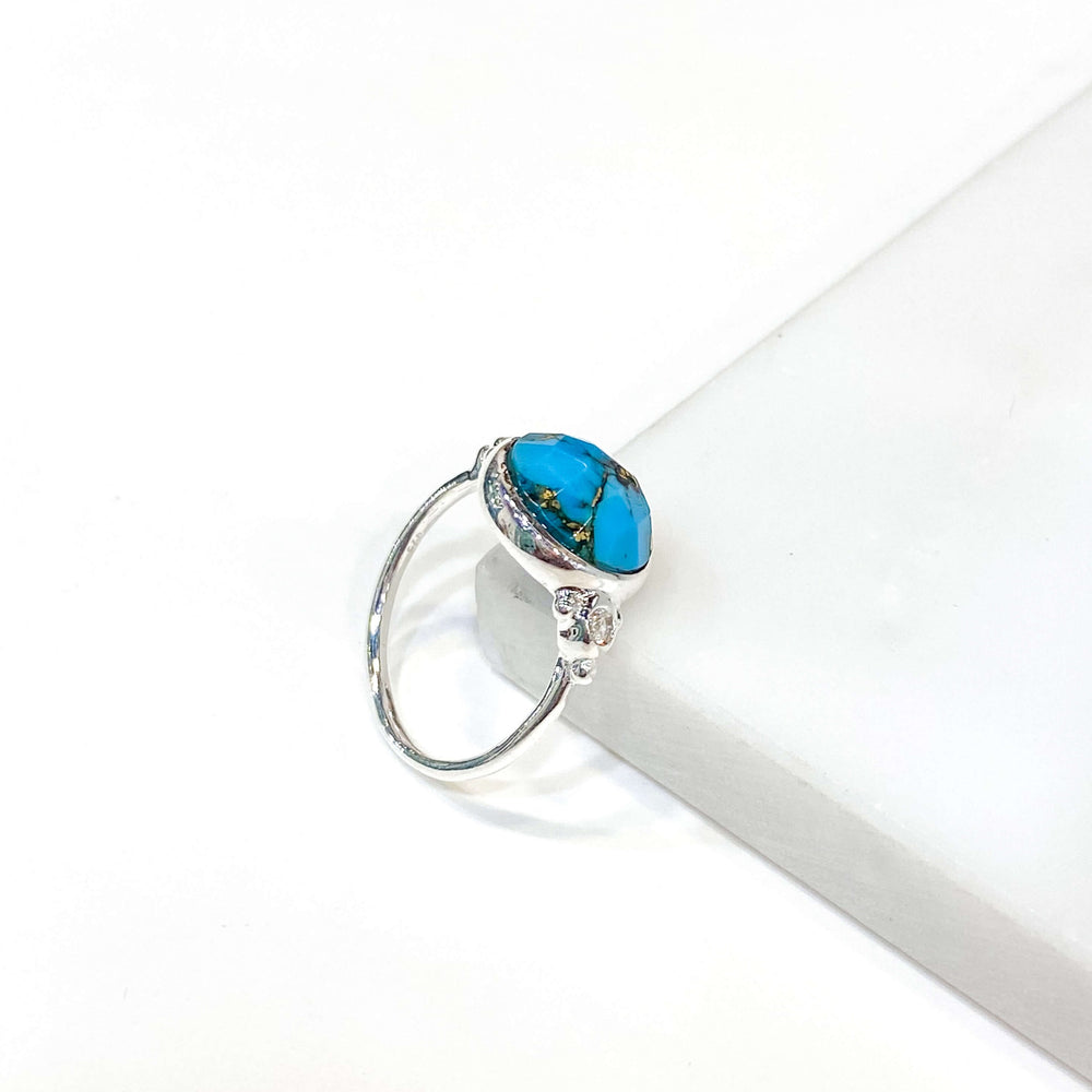 Bague fine argent CANYON bijoux  - Turquoise - R6113