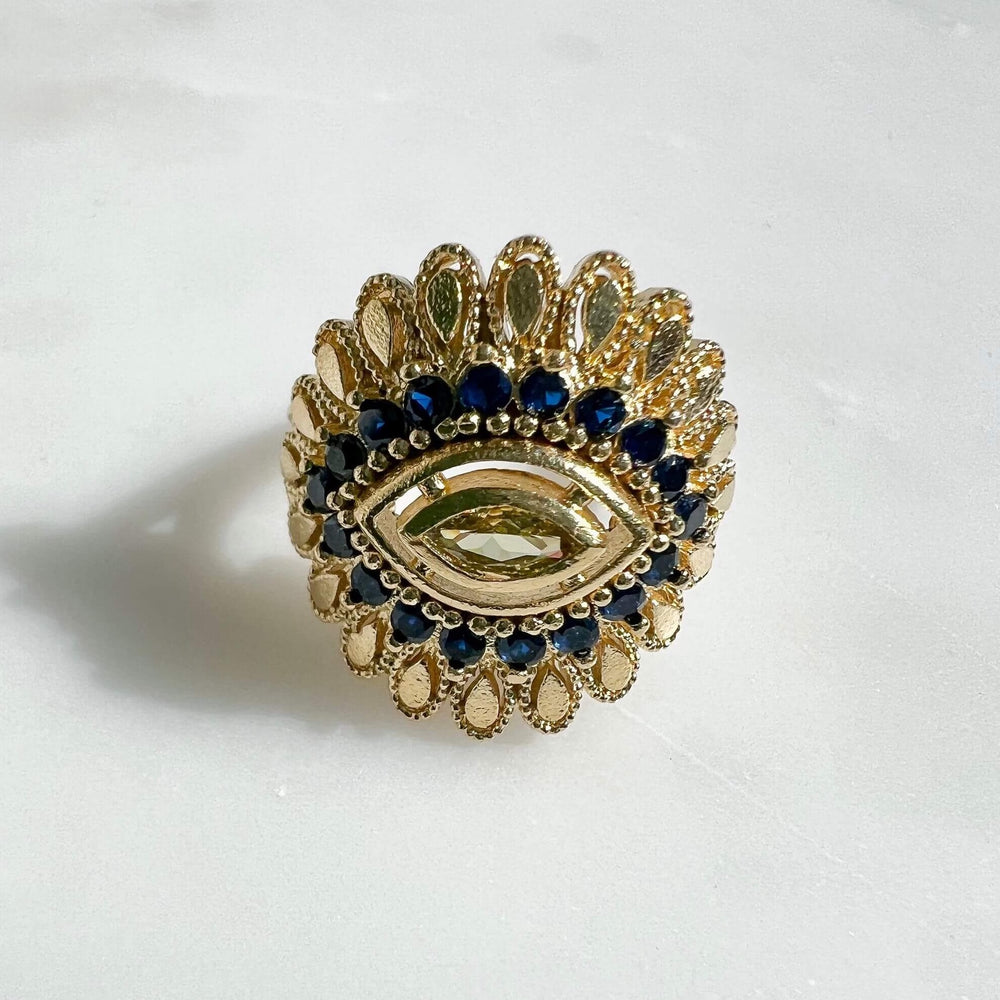 Bague Ayla - Bleu