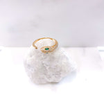 Bague serpent - zircons