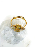Bague trefle large quartz rutile - Au fil de Lo - createurs de bijoux francais - French design - 小众品牌 - made in France - made in Paris 
