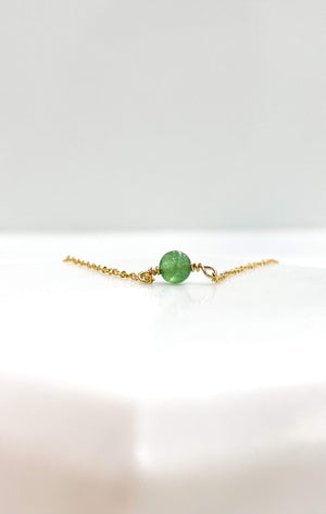 Bijoux Femme - Bijoux Pierre Vert - Bijoux Fantaisie Paris - Pierre Semi Precieuse - Bijoux Fait Main - Aventurine - Bracelet Femme