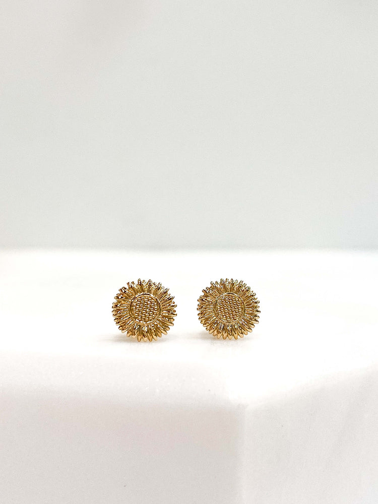Bijoux Créateur - Bijoux Plaqué Or - Plaqué Or - Boucles d'oreilles Femme - Bijoux Femme - Boucles d'oreilles Fleurs - Bijoux Fantaisie - Boucles d'oreilles Femme