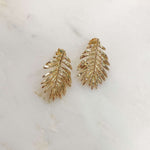 Boucles d'oreilles Palm - Plaqué Or