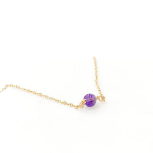 Bijoux Améthyste - Bijoux Femme - Bijoux Pierre Violet - Bijoux Fait Main - Made In France - Bijoux en Gold Filled - Bijoux Créateur Paris - Bobart Bijoux - Bracelet Améthyste - Améthyste