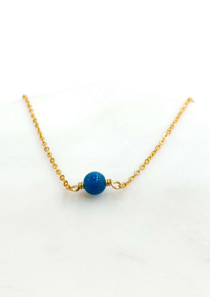 Apatite Bleue - Bijoux Apatite Bleue - Apatite Bleue - Bijoux Pierre - Pierre Naturelle - Bijoux Femme - Bracelet Pierre Naturelle - Vertus Pierre - Pierre Naturelle Vertus - Bienfaits Apatite - Give Me Happiness - Bijoux Gold Filled - Bobart Bijoux