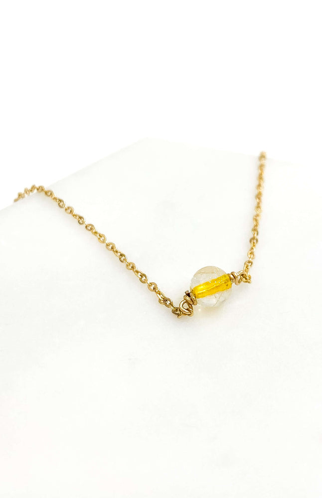 Bracelet Citrine - Citrine - Citrine Bijoux - Bijoux Femme - Bijoux Pierre Jaune - Gold Filled - Give Me Happiness 