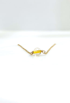 Bijoux Citrine - Bijoux Pierre Jaune - Citrine - Bijoux en Gold Filled - Bijoux Femme - Bijoux Créateur - Gold Filled - Give Me Happiness - Bijoux Artisanaux 