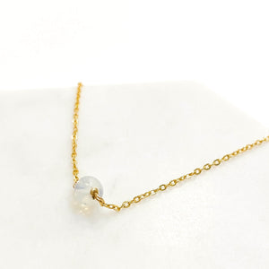 Bijoux Gold Filled - Bijoux Femme - Bijoux Pierre Blanche - Opale - Pierre Naturelle - Gold Filled