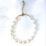 Bracelet Marie-Jeanne  - perle et plaqué or