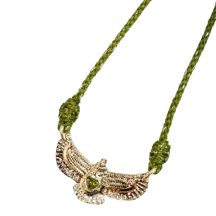 Collier aigle , Virginie Berman, collier style bohème , bijoux creatrice française 