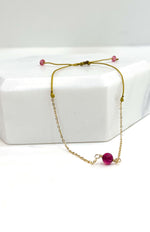 Agate Fuchsia - Vertus Agate Fuchsia - Bijoux Pierre Naturelle - Vertus Pierre - Bienfaits Agate Fuchsia - Bijoux Femme - Bienfaits Pierre Naturelle - Bijoux Gold Filled - Give Me Happiness