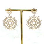 Boucles d’oreilles Rosace