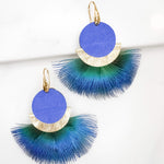 Boucles plumes paon