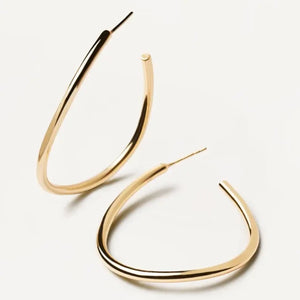 Boucles d'oreilles Femme - Plaqué Or - Créoles Femme - Bijoux Femme - Bijoux Créateur - Créoles - Pd Paola
