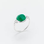 Bague Agathe - Onyx Vert