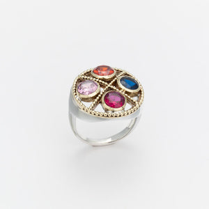 Bague argent et Zircons - Joyce