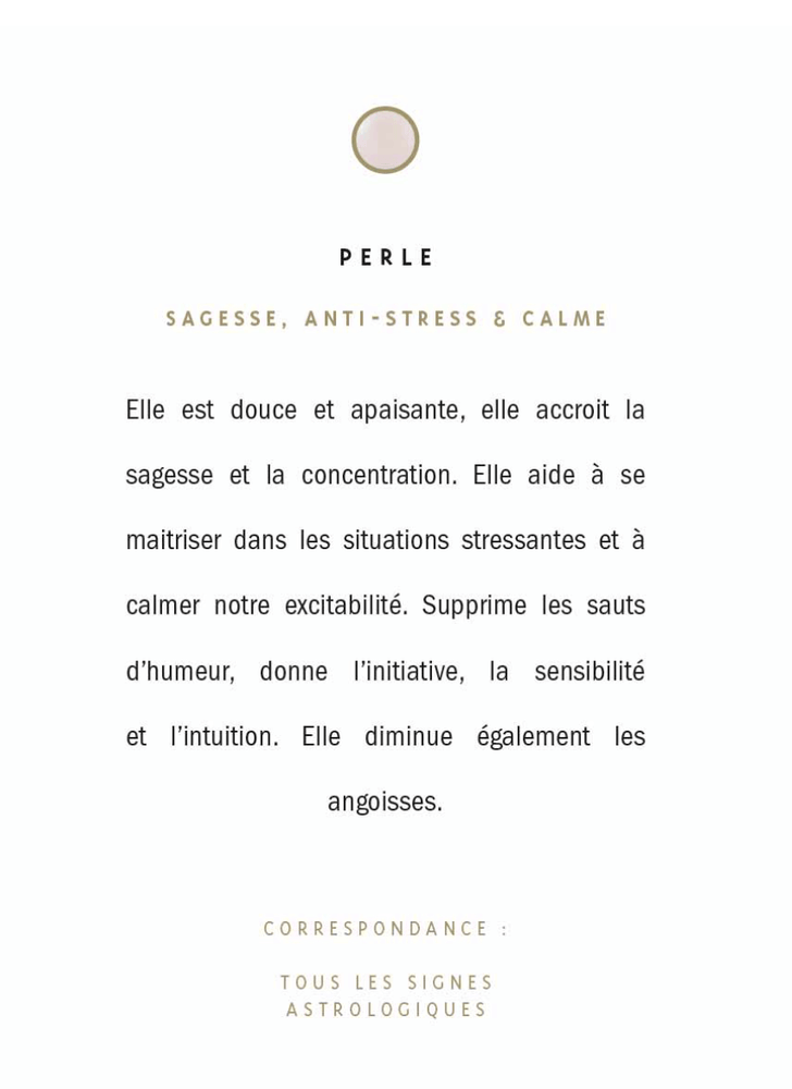 Vertus Perle - Perle Blanche - Bienfaits de la Perle - Bijoux Femme - Bijoux Perle - Gold Filled - Vertus Pierre Naturelle - Bobart Bijoux - Bijoux Créateur Paris - Give Me Happiness