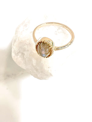 bague labradorite plaque or bijou parisien bague fine pierre ovale labradorite plaque or bijou createur