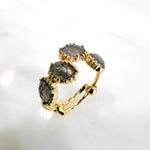 Bague réglable Elégance minérale labradorite