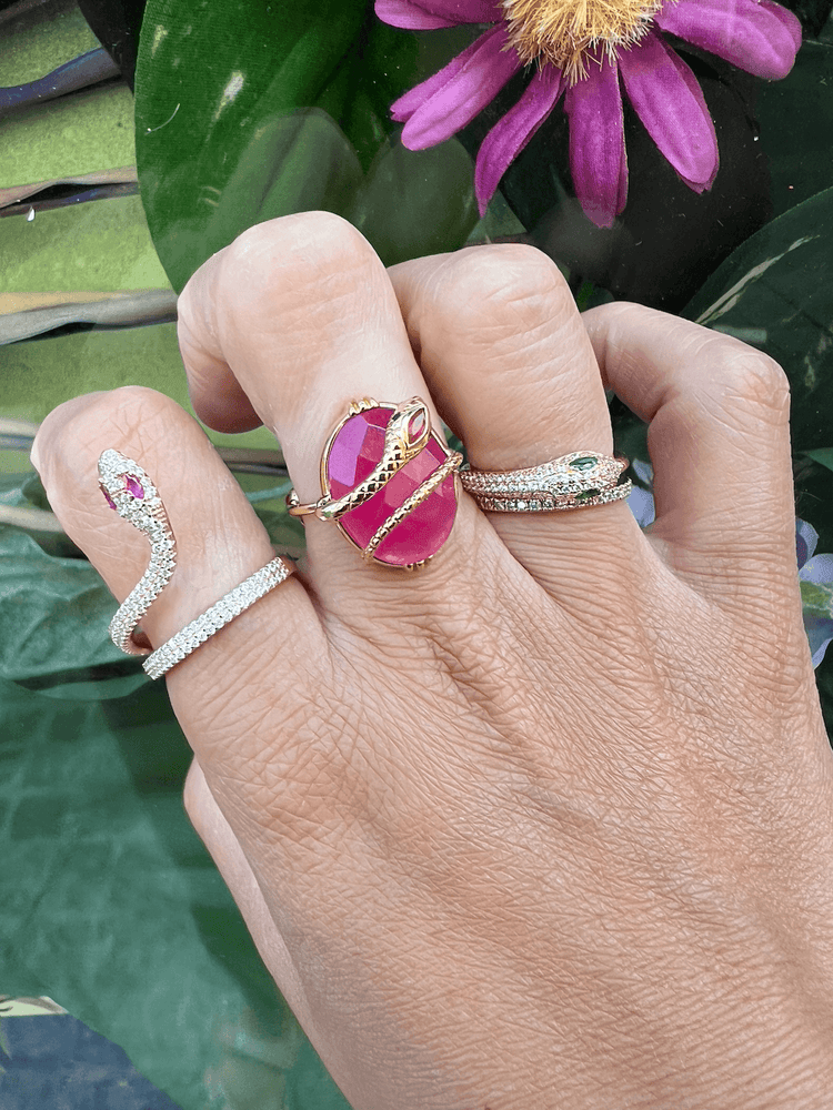 bague plaque or ajustable pierres naturelles pierres fines cornaline quartz fraise, bague createur bague haute fantaisie bague creation francaise cadeau idee bijoux