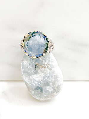 bague royaliste bleue aigle argent 25 bague canyon bijou createur
