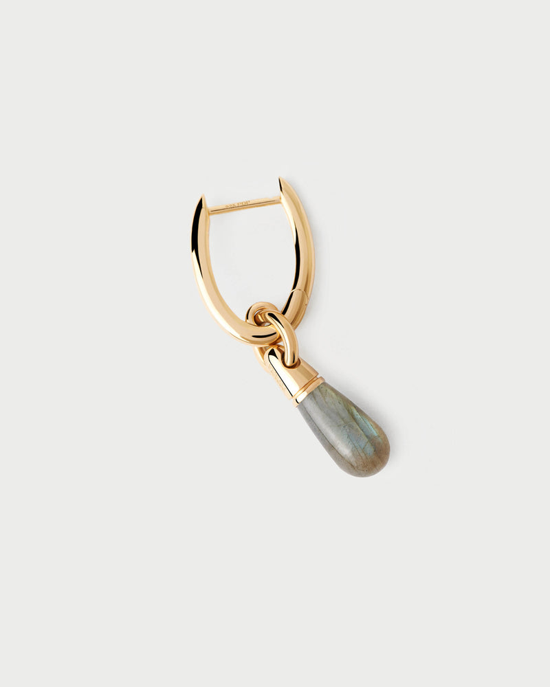 creole jupiter petit format labradorite creole bijou createur pierre semie precieuse labradorite vendue a l unite
 pd paola