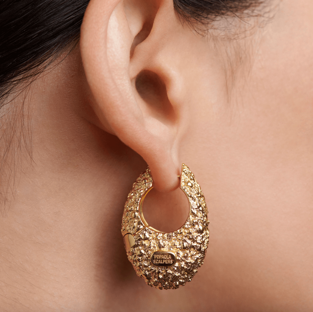 Boucles d'oreilles créoles Marina
