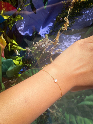bracelet opale gold filled resistant à l eau bijou createur pierre semie precieuse give me happiness