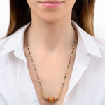 Collier SILMA -tourmaline et pierres - Satellite bijoux 
