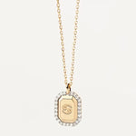 Collier Taureau - Zircons Blancs