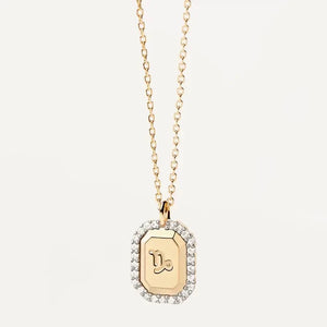 Collier capricorne PD PAOLA bijoux plaqué or argent