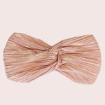 Headband Plissé Rose