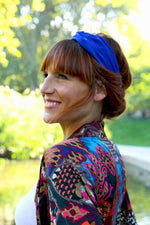 Headband Laure Derrey - bleu électrique - accessoires cheveux - bandeau cheveux
