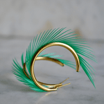 Boucles d'oreilles Iroquoise - Vert
