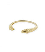 bracelet crocodile bracelet serpent plaqué or