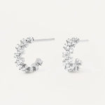 Boucles d'oreilles Little Crown - argent