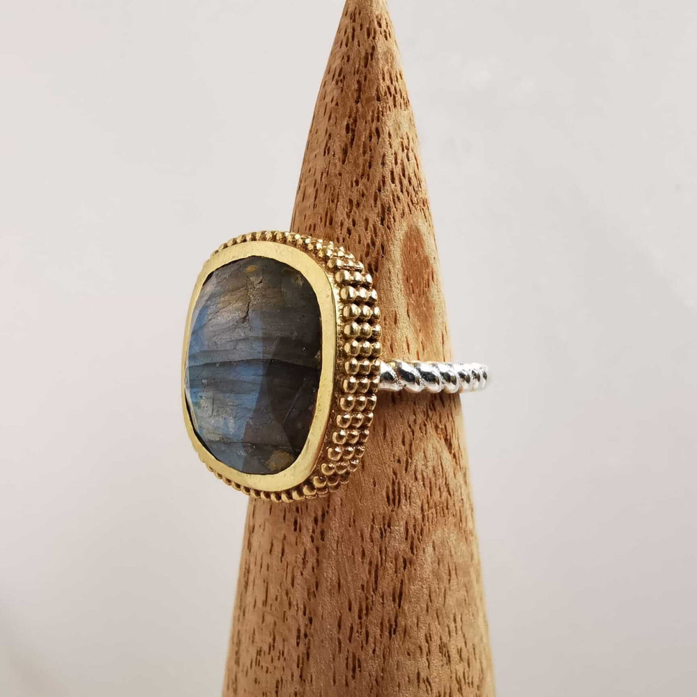 Bague CANYON - Saona argent et labradorite