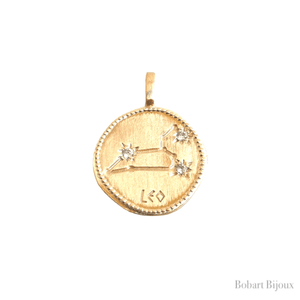 Médaille pendentif LION -  Constellation