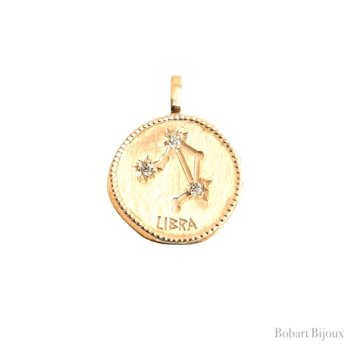Médaille pendentif Balance - Constellation