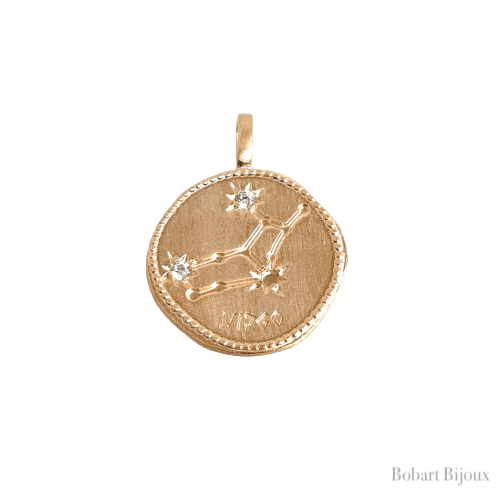 Médaille pendentif Vierge - Constellation